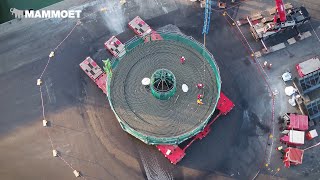 Subsea cable spooling using SPMTs  Lets go round and round [upl. by Neros]