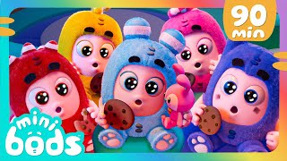 Bedtime Story Interruption  Minibods  Mini Oddbods  Baby Oddbods  Funny Cartoons For Kids [upl. by Gebler563]