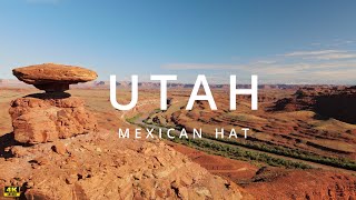 Utah von oben  Mexican Hat  Aerial Utah  Cinematic 4K drone video [upl. by Hamel458]