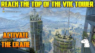 Lets Play Dying Light 2 43 Broadcast  Reach the Top of the VNC Tower  Activate the Crane [upl. by Annaohj]