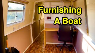 Furnishing a Canal Boat Narrowboat Life Lessons [upl. by Mamie]