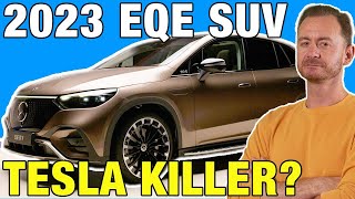 2023 MercedesBenz EQE SUV First Look  A Luxurious Electric Crossover  Interior Technology amp More [upl. by Tremaine]