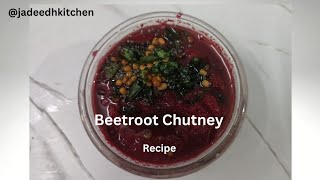 Beetroot Chutney Recipe tasty delicious and nutritious beetroot Chutney Good for all ages [upl. by Treacy841]