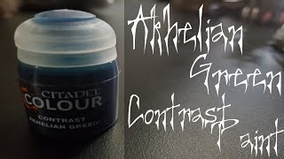 Akhelian Green Contrast Paint Demo [upl. by Geanine]