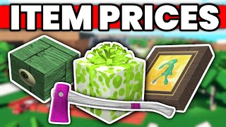 How Much EVERY ITEM Is Worth In Lumber Tycoon 2 Roblox [upl. by Hadrian]