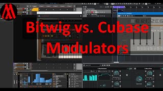 Bitwig 5 vs Cubase 14 Modulators  shootout [upl. by Haerb]