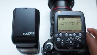 How to trigger your camera using the Canon 600EX RT and ST E3 [upl. by Faustina94]