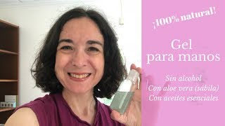 Cómo hacer gel para manos sin alcohol DIY [upl. by Rita]