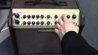 Fishman Loudbox Artist Acoustic Amplifier Demo [upl. by Hajin]