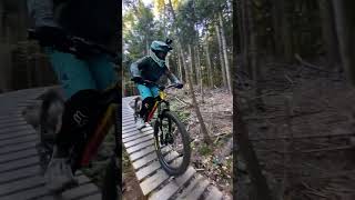 Mostek na Świście jeleniowskieścieżki enduromtb endurolife enduromountainbike mtb shortvideo [upl. by Phalan]