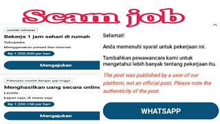 Aplikasi Hirely Gody Scam Job part time [upl. by Retrop]