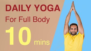 Transform Your Body with 10Min Beginner Yoga  Mayur Karthik [upl. by Akinnej609]