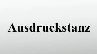 Ausdruckstanz [upl. by Airam]