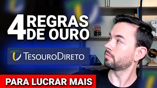 4 Regras de ouro do Tesouro Direto [upl. by Derfnam]