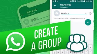 How to Create a Group in WhatsApp  How to Add a Contact to Group in WhatsApp [upl. by Orozco]