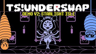 Underswap MUFFET Boss Fight  TSUNDERSWAP V2 STARLIGHT ISLE  UNDERTALE FANGAME [upl. by Desta188]