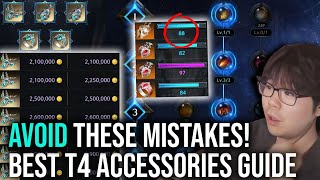 Lost Ark MUST WATCH BEST Tier 4 Accessories Guide How to gain DPS amp GOLD [upl. by Aihcats]