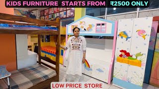 Space Saving Kids Furniture at Low Price  Kids Bedroom Ideas Baby Cot Bunk Bed Car Bed Study table [upl. by Garland865]