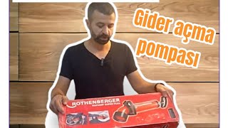 ROTHENBERGER ROPUMP SUPER PLUS 2024 GİDER AÇMA POMPASI [upl. by Lennie]