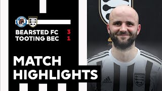 Match Highlights Bearsted FC v Tooting Bec  Roy Vinter Respect Charity Shield Final [upl. by Gnil]