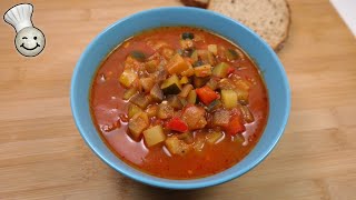 Ratatouille Soup Recipe  Ratatouille Stew  Delicious Vegan Soup with Vegetables [upl. by Meagher]