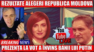 Rezultate Alegeri Republica Moldova Semnalul de alarmă pentru România Forța melefică a lui Putin [upl. by Esineg]