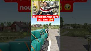 La vente d’enrubanné va nous aider 🤞🥹 jfitfarmer fs25 farmingsimulator25 [upl. by Enixam]