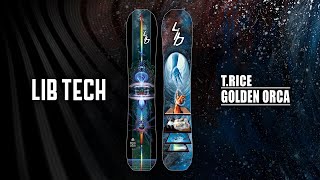 TRICE GOLDEN ORCA  20212022 LIB TECH SNOWBOARD [upl. by Ainod]