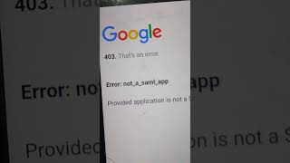 Google error 403 [upl. by Esirahc818]