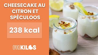 Cheesecake au citron et Spéculoos CroqKilos [upl. by Eitisahc486]