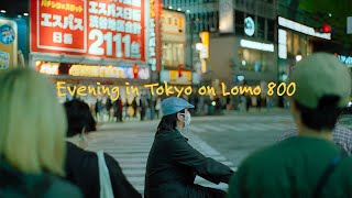 Relaxing film photography in Tokyo  Lomo 800 [upl. by Teemus]