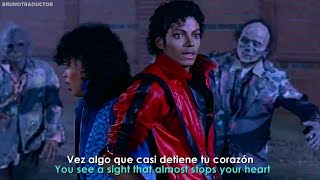 Michael Jackson  Thriller  Lyrics  Español  Video Oficial [upl. by Lekym777]