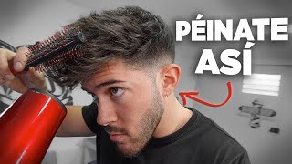 COMO PEINARTE TU MISMO  PEINADO HACIA ADELANTE AESTHETIC hombre [upl. by Siloa]