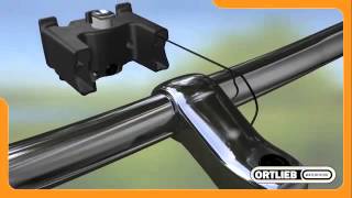 Ortlieb Ultimate 6 Mounting Installation Demo  CycloCampingcom [upl. by Mariandi]