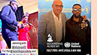 🥳FALLY IPUPA INVITÉ SPÉCIAL À NEWYORK🇺🇸 AVEC ANGÉLIQUE KIDJO À LA RECORDING ACADEMY GRAMMY1909023 [upl. by Sivahc]