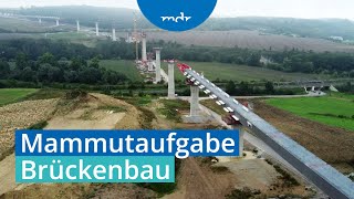 Mammutaufgabe Saalebrücke bei Bad Kösen  MDR SACHSENANHALT HEUTE  MDR [upl. by Rothenberg]