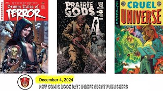 NEW COMIC BOOKS FROM INDEPENDENT PUBLISHERS December 4 2024 [upl. by Lihcox605]