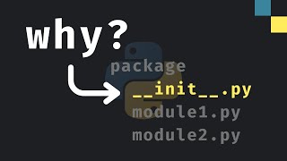 What does initpy do in Python [upl. by Aisila136]