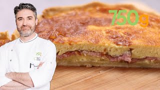 La meilleure façon de réussir sa quiche lorraine facile goûteuse et gourmande  750g [upl. by Airotnahs]