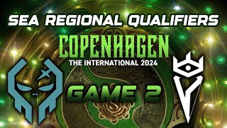 EXECRATION VS TEAM PRISM GAME 2  THE INTERNATIONAL 2024 SEA REGIONAL QUALIFIERS LOWER BRACKET [upl. by Nanam]