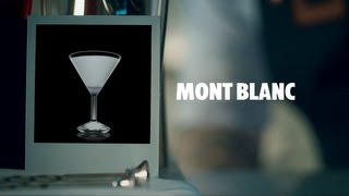 MONT BLANC DRINK RECIPE  HOW TO MIX [upl. by Aittam853]