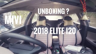 Unboxing inside elite i20  2018 elite i20  happy new year  2018 unboxing  2018 offers  2018 i20 [upl. by Dibbell]