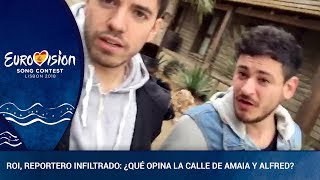 Roi reportero infiltrado ¿qué opina la calle de Amaia y Alfred¿Y sus compañeros [upl. by Lakim258]