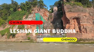 China Chengdu  Leshan Giant Buddha 2024 🇨🇳 [upl. by Nyrehtak]