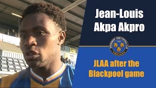 INTERVIEW  JeanLouis Akpa Akpro post Blackpool H  Town TV [upl. by Gaal]