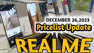 REALME PRICES UPDATE C51C53C55Realme11Realme11Pro5GRealme11ProPlus5G [upl. by Tnelc]