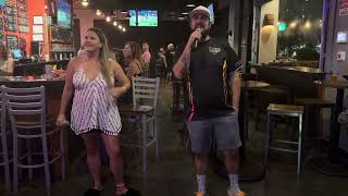 Tap Dragon Karaoke  Blake and Jessica singing Stay by Rihanna [upl. by Onairpic605]