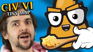 Potato McWhiskey is going to forcefeed you scrambled eggs  CIV VI Tiny Map 2 [upl. by Jehius]