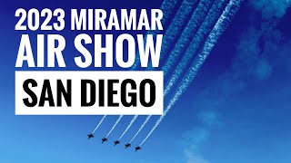 The Largest Military Air Show in the US  2023 Miramar Air Show  San Diego [upl. by Fiedling]