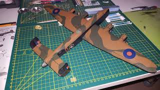 Revell Halifax B Mk III  04936  Scale 172 Build part 2 [upl. by Kuth]